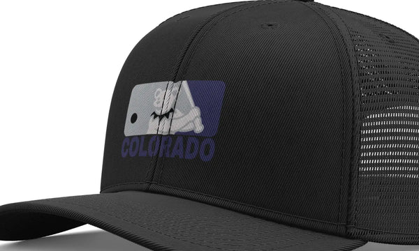 Grateful Dead - Colorado Rockies Dancing Bear Logo Grateful Dead Trucker Cap - StealieShop